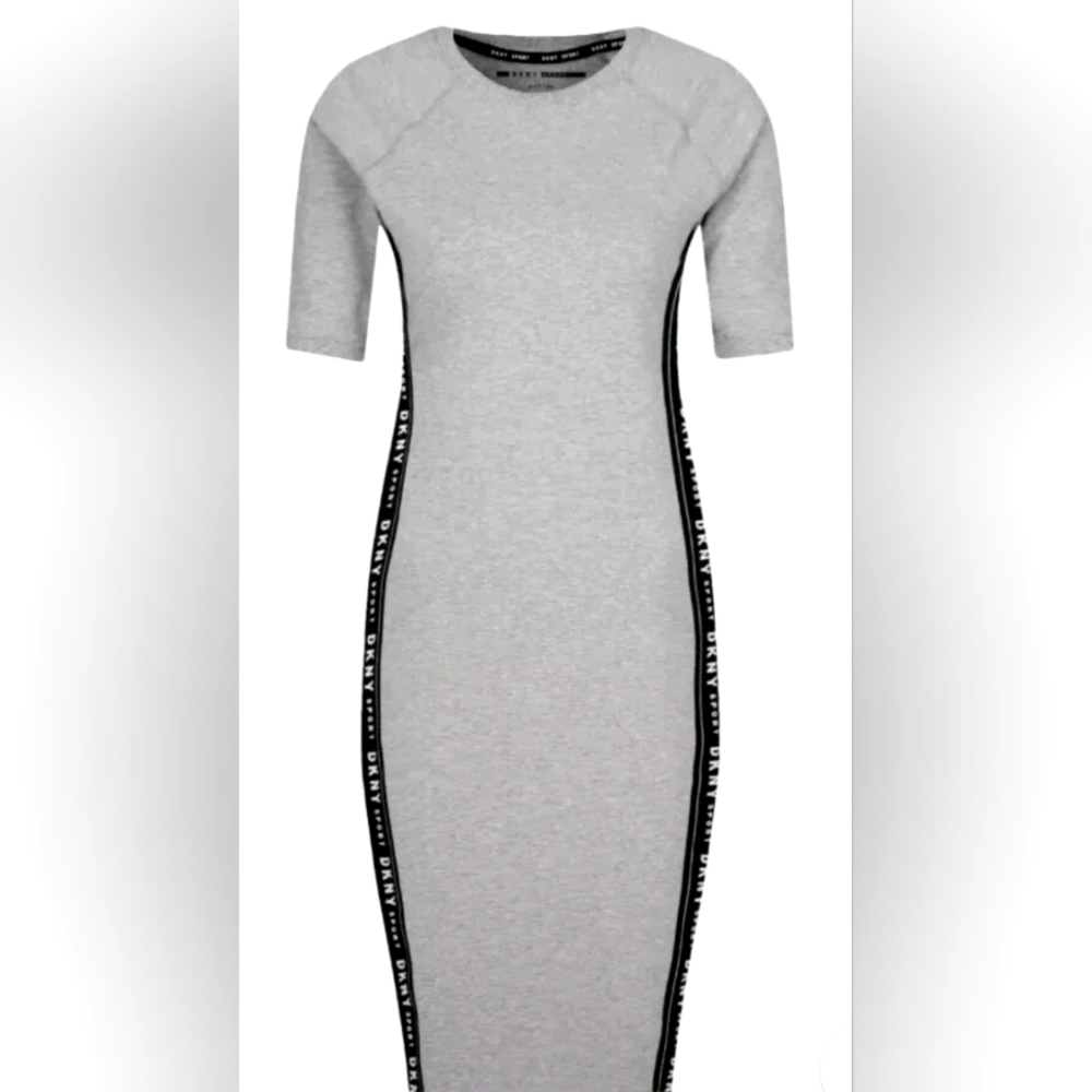 DKNY WOMEN'S LOGO TAPE DRESS
